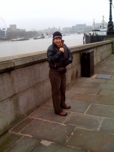 Walking along the Thames